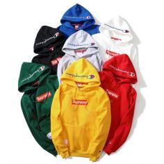 Champion X Supreme hoodies