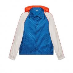 GG jacquard nylon jacket - Gucci 