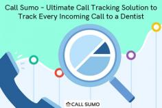 Try Call Sumo to track every incoming call that comes to your dental practice. Our call tracking program lets you know which campaigns produce desirable results and which don’t.