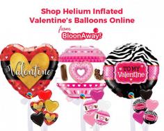 Shop the finest quality helium inflated valentine’s balloons online from BloonAway at the best prices possible. These balloons are a perfect way to express your love towards the special one.