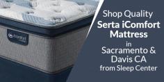 Sleep Center offers an exclusive range of Serta iComfort Mattress at best prices in Sacramento & Davis CA. Made from TempActiv™ Technology that deliver the cooling comfort and support your need. 90 Days Comfort Guarantee!