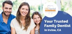 OC Dental Specialists provides a comprehensive range of dental care for the entire family in Irvine, CA. Our main goal is to help you achieve and maintain a healthy smile for a lifetime. Just call us at 949-408-0372 to schedule your appointment today! 