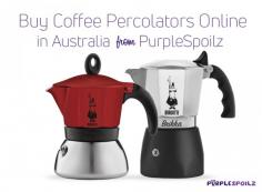Buy the best coffee makers/tea coffee Percolators online at lowest prices in Australia from PurpleSpoilz. We offer a great selection of coffee percolators to help you kick your morning off on the right foot. Shop our collection today and save! 
