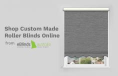 At eBlinds Australia, we provide an unmatched selection of custom made roller blinds. Our roller blinds are durable, affordably priced, and easy to install. Browse through our website and order online. 