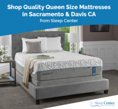 Visit Sleep Center for buying finest quality Queen Size Mattresses in Sacramento & Davis CA at best prices. Available in a range of styles and comfort! 90 Days Comfort Guarantee! For more information, visit our website.