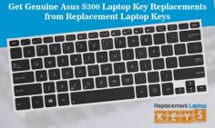Having a single or few damaged keyboard keys on your Asus S300 laptop? Get them replaced with new and genuine ones from Replacement Laptop Keys. Each of our keys comes with a free installation video guide to help you repair/replace/install the key by own. 