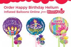 BloonAway offers a wide range of quality Helium Inflated Birthday Balloons in a range of unique designs with next day delivery in UK. All our balloons are made with the highest grade materials. Shop Now!