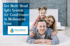 Visit Tailored Heating & Cooling Solutions for a multi-head split system. It operates very closely to how a wall-hung split system does.