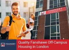 When it comes to luxurious & convenient off-campus housing near Fanshawe College, Foundry First is second to none. We provide students with a space where they can entertain as well as thrive socially & academically. 