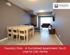 Foundry First is the perfect place for students looking for furnished apartments near Fanshawe College. Our apartments include on-site laundry, bike storage, and parking facilities, making it a place for students to call home. 