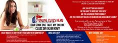 If you have a question in mind like: Hire Someone To Take My Online Class? The answer to your questions is YES! Online Class Hero do that very easily ensuring the full safety. You pay for the classes our experts take for you, and we'll hold your cash securely retained. Get an expert now to complete all your classes with us.