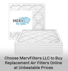 Need to buy replacement air filters? Order online from MervFilters LLC. We are a leading manufacturer of Merv 8, Merv 11, and Merv 13 replacement filters in the USA. Shop now! 