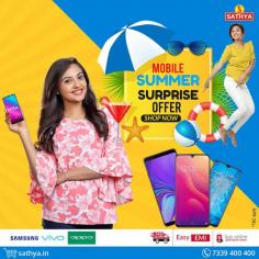 Mobile Phone Summer Surprise Offer!! This is a great opportunity for Smartphone Lovers to take full advantage of best mobile offers and online deals... Look no further, just order your Mobile Phones with us... Free Shipping...
Visit us : https://www.sathya.in/mobiles