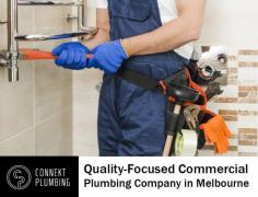 Connekt Plumbing is a quality-focused commercial plumbing company that believes in the quality over quantity approach. Here, we provide an efficient turnkey solution as we always strive to be better than who we were yesterday.