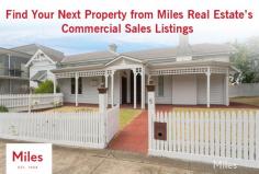 Search for commercial real estate sales listings in your area with Miles Real Estate. We have a team of commercial experts to guide you on the choice of right property in your area. 