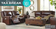 Tax Break Event- Buy Power Reclining Sofa, Chairs and Loveseats at Jennifer Furniture

Jennifer Furniture Tax Break Event is started now! Get affordable and most stunning Power Reclining Sofa, Chairs and Loveseats at Jennifer Furniture. Everything is marked down plus take an extra 10% off! shop now and save more. Visit us today!