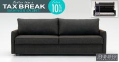 Tax Break Event– Buy Sleeper Sofas Online Jennifer Furniture

Jennifer Furniture Tax Break Event is started now! Everything is Marked Down Plus Take an Extra 10% Off! Shop Now and Save More. While Supplies Last! Visit our store and buy sleeper sofas today!