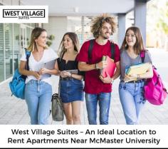 When it comes to choosing rental student apartments near McMaster University, West Village Suites is the right place for you. Here, we offer furnished and unfurnished apartments with private bathrooms, a kitchen, dining area, and living area.