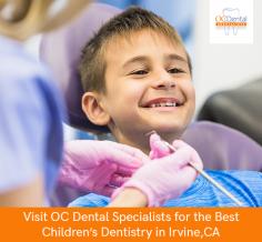 OC Dental Specialists is an Irvine based pediatrics dentistry. We are backed by a team of trusted pediatric dentists, dedicated to providing special treatments according to your kids’ needs. 