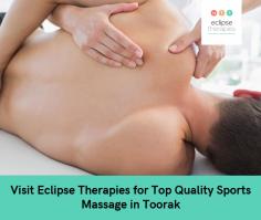 Feeling tiredness after sports? Visit Eclipse Therapies for professional sports massage in Toorak. Our sports massage will help you increase a range of movements, remove stiffness and increase its flexibility.