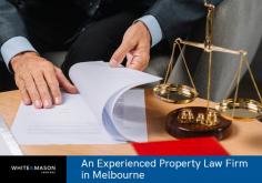 At White & Mason Lawyers, we have a team of experienced property lawyers in Melbourne. We represent clients in high-end commercial and property deals and able to advise on these sorts of transactions.