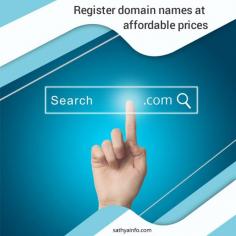 Looking for best domain name registration in India? Then you can call us today! We provide you with the best domain names for your business of your desire.
https://in.sathyainfo.com/domain-registration-india