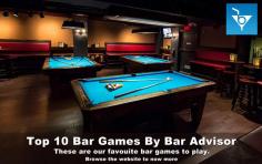 What makes some bars more entertaining than others is a game that patrons can get involved in. 