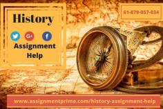 Need the best history assignments help online service? We, at Assignment Prime provide top-notch history assignment writing service. We have 4500+ experts who deliver 100% original content on time that always ensure A+grades. So, chat now!

https://www.assignmentprime.com/history-assignment-help