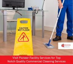 Aaron Dickinson’s Pioneer Facility Services is Australia’s leading commercial cleaning business since 1986. We use Australia’s leading standards to fulfill your cleaning needs whether it’s building maintenance, hygiene services, industry cleaning or waste management. 