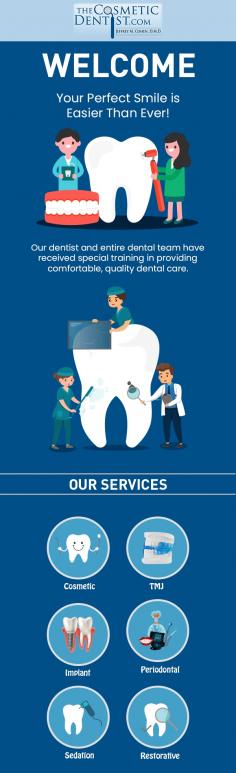 Jeffrey Cohen, DMD is the name you can count on when looking for a trusted dentist in West Palm Beach, FL. He has a team of dental care experts, committed to providing patients with care that lasts a lifetime.