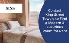 Looking to rent a luxurious and modern room in Waterloo? Simplify your search with King Street Towers. We have 3, 4, and 5 bedroom apartments where you can live happily and comfortably with your friends.