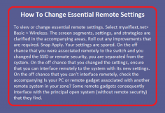 To view or change essential remote settings. Select mywifiext.net>Basic > Wireless. The screen segments, settings, and strategies are clarified in the accompanying areas. Roll out any improvements that are required. Snap Apply. Your settings are spared. On the off chance that you were associated remotely to the switch and you changed the SSID or remote security, you are separated from the system. On the off chance that you changed the settings, ensure that you can interface remotely to the system with its new settings. On the off chance that you can't interface remotely, check the accompanying Is your PC or remote gadget associated with another remote system in your zone? Some remote gadgets consequently interface with the principal open system (without remote security) that they find.

http://mywifiext-net.com