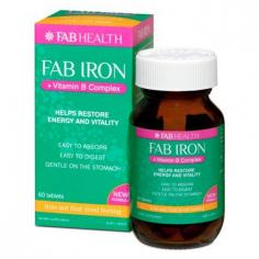 Fab Iron + Vitamin B Complx 60 Tablets - Health and Beauty Deals