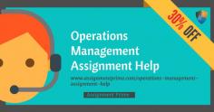 Operations Management Assignment Help for Marketing Students


Our expert writers simplify the analytical models of operations management with their knowledge and experience. Get operations management assignment help here at the best rate.

https://www.assignmentprime.com/operations-management-assignment-help