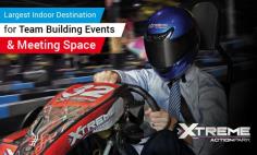 Xtreme Action Park is Fort Lauderdale’s Largest Indoor Destination for Team Building Activities. We have Private Rooms and Meeting Space, featuring Spectacular Views of our Track including a 5,000 sq ft Event / Conference Space.