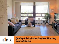 As premium quality and all-inclusive student housing, 1Eleven is voted Ottawa’s #1 student living facility. Our stylish and fully-furnished apartments offer the right mix of privacy and socialization to help students succeed.