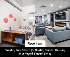 Looking for quality student housing in St. Catharines? End your search with Regent Student Living. We offer a premium suite of luxury and comfortable apartments to help you feel like it's a home away from home. 
