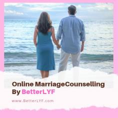 BetterLYF specializes in online marriage counseling and relationship coaching. Start free online chat session for marriage counseling.