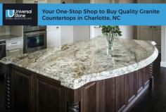 Universal Stone is one of the leading suppliers of granite countertops in Charlotte, NC. We bring you a wide range of granite countertops in a variety of different colors, patterns, and styles to suit your needs. Get in touch today! 