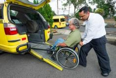 13Cabnet Taxi is the company that is committed to taking complete care of their clients in every condition. We offer a wheelchair taxi service where you can safely restraint in the vehicle. 