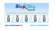 Blue Sky Peptide provides the very best research peptides, available within the United States. While many companies may claim to offer the same level of quality, this is not always the case. At Blue Sky Peptide, we ONLY sell the highest-grade research peptides 98.6% + made in the USA.
http://www.blueskypeptide.com
