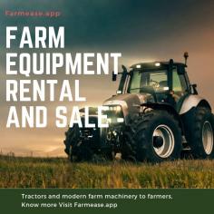 Farmease is a rapidly growing and a popular choice among the farmers who want to earn or save some extra money by using its services. If you are a farmer and looking to hire a tractor then you can consider visiting farmease website or download the app. Farmease made farm equipment rental and sale easy. Know more visit Farmease.app