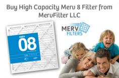 MervFilters LLC manufactures & delivers Merv 8 Air Filters to your home or business. MERV 8 High Capacity Extended Surface Pleats are designed to provide higher efficiency with less resistance to airflow than panel filters.