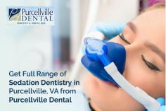 Sedation dentistry in Purcellville, VA from Purcellville Dental is a safe and effective alternative to dental treatment for patients with dental anxiety. Call (540) 338-0110 to book an appointment today! 