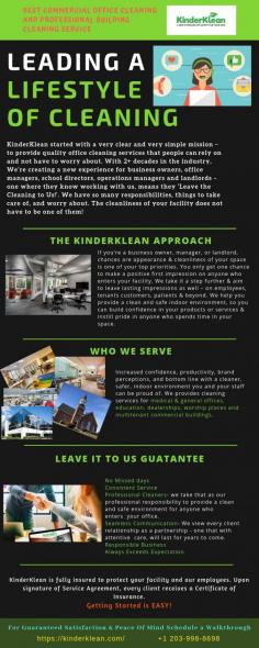 KinderKlean provides quality building cleaning, commercial cleaning and office cleaning services in Danbury.