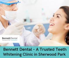Get  in  touch  with  Bennett  Dental  to  get  your  teeth  professionally  cleaned  in  a comfortable environment. Teeth whitening performed by us means only the best procedures are applied in a professional manner. 
