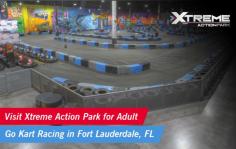 Xtreme Action Park has three unique racing fleets featuring Cadet, Pro and Super Go Karts to enjoy adult racing in South Florida.