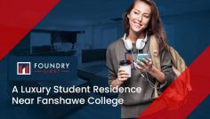 Foundry First offers luxury student living near Fanshawe College London, Ontario. Each suite is fully furnished and designed with you in mind.