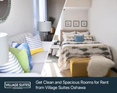 Village Suites Oshawa offers clean and spacious rooms for rent near Durham College and Ontario Tech University (UOIT). Here you will be able to enjoy your privacy, focus on your studying, stay fit, and have fun with your friends.