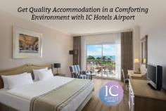IC Hotels Airport is not only a hotel destination, but also hosting weddings and special gatherings, situated only 800 meters to the Airport. Our hotel is specially designed for guests who want to spend their vacations in a decent environment. 